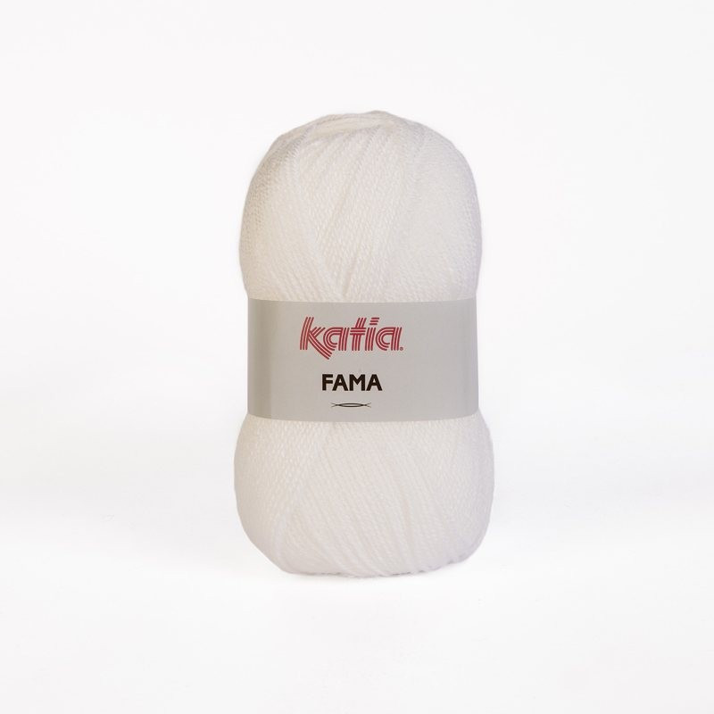 Lanas Katia Fama Blanco 501 Lanas Katia Fama Blanco 501