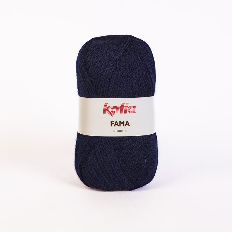 Lanas Katia Fama Azul Oscuro 518 Lanas Katia Fama Azul Oscuro 518