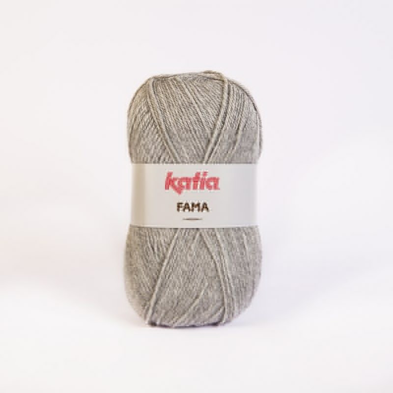 Lanas Katia Gris Claro 572 Lanas Katia Gris Claro 572