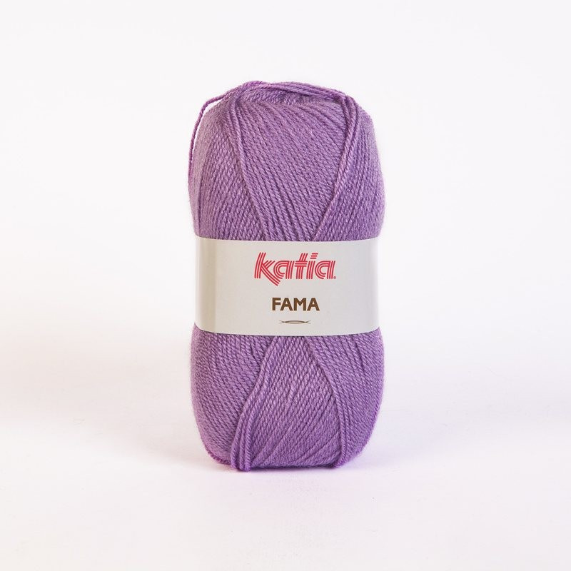 Lanas Katia Fama Lila Claro 585 Lanas Katia Fama Lila Claro 585
