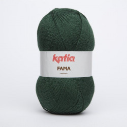 Lanas Katia Fama Verde Botella 852