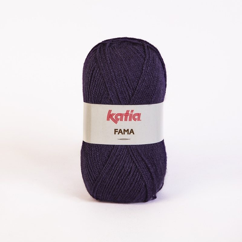 Lanas Katia Fama Violeta Oscuro 843 Lanas Katia Fama Violeta Oscuro 843