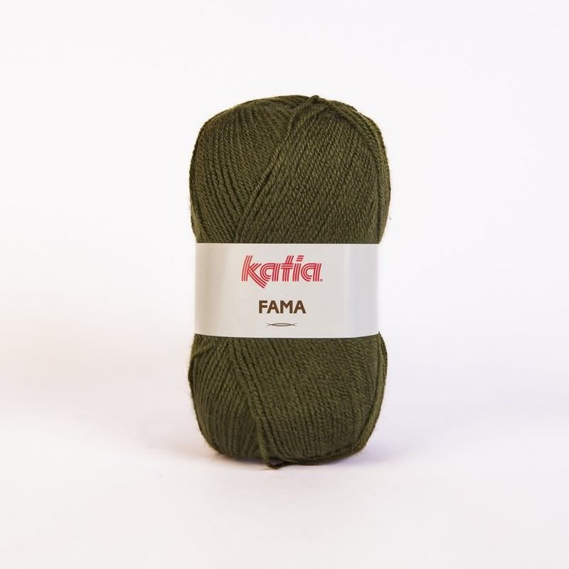 Lanas Katia Fama Verde Medio 612 Lanas Katia Fama Verde Medio 612