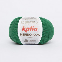 Lanas Katia Merino 100% esmeralda 73