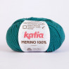 Lanas Katia Merino 100% rosa verde 54