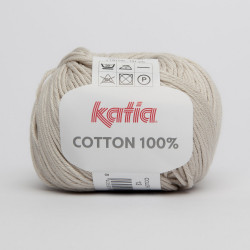 Lanas Katia Cotton 100% beige muy claro 13