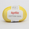 Lanas Katia Cotton 100% amarillo 19