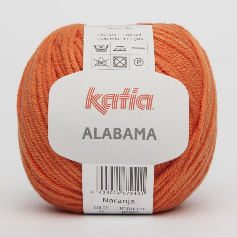 Lanas Katia Alabama naranja 25 Lanas Katia Alabama naranja 25