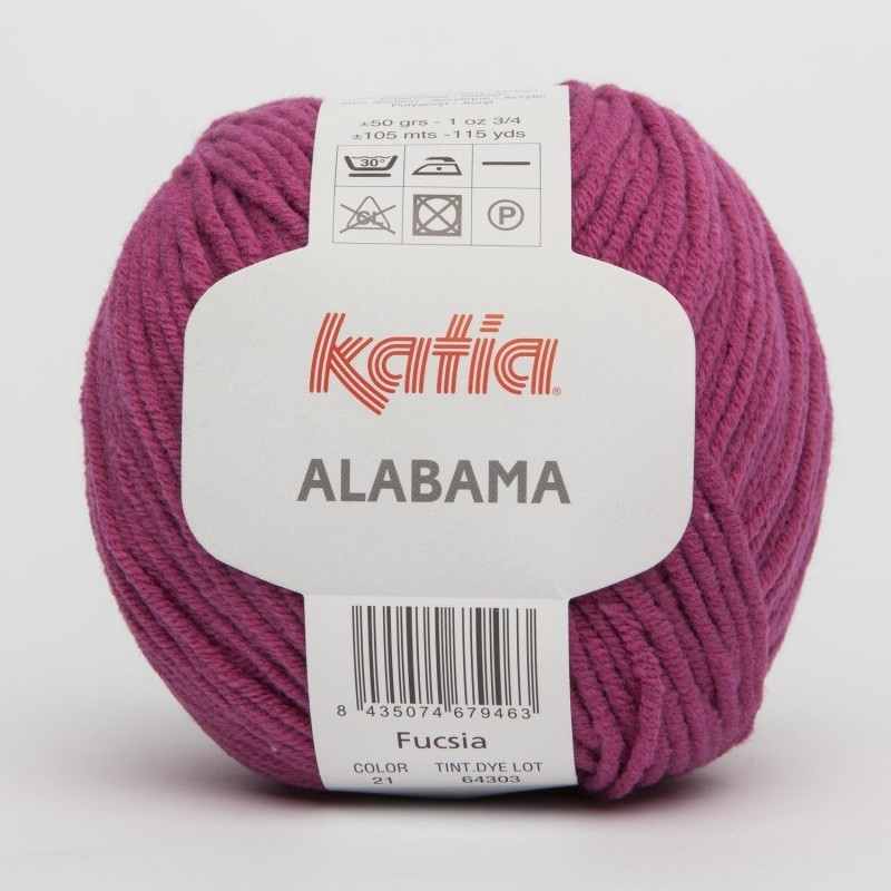 Lanas Katia Alabama fucsia 21 Lanas Katia Alabama fucsia 21