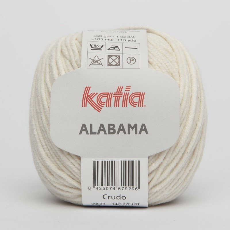 Lanas Katia Alabama gris crudo 3 Lanas Katia Alabama gris crudo 3