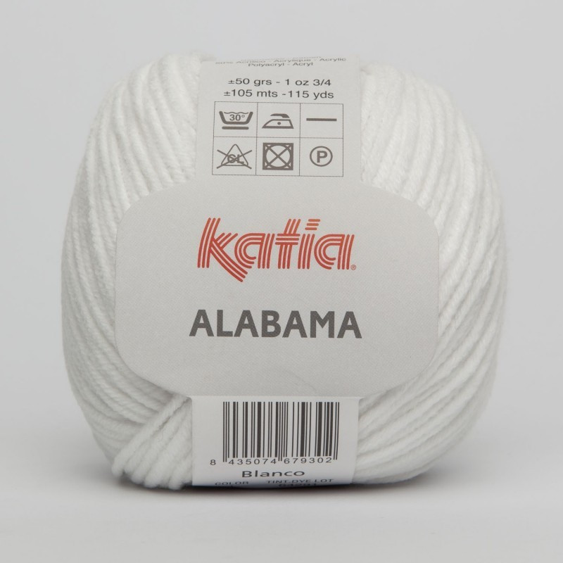 Lanas Katia Alabama blanco 1 Lanas Katia Alabama blanco 1