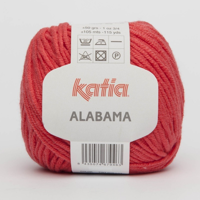 Lanas Katia Alabama coral 34 Lanas Katia Alabama coral 34