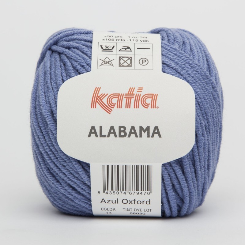 Lanas Katia Alabama azul medio 14 Lanas Katia Alabama azul medio 14