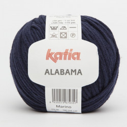 Lanas Katia Alabama azul muy oscuro 5