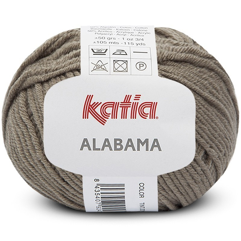 Lanas Katia Alabama marrón corzo 58 Lanas Katia Alabama marrón corzo 58