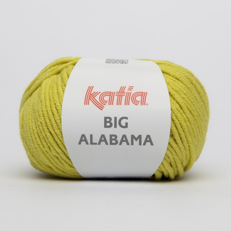 Lanas Katia Big Alabama amarillo limón 19 Lanas Katia Big Alabama amarillo limón 19