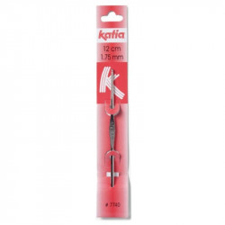Ganchillos de acero Katia (12 cm)