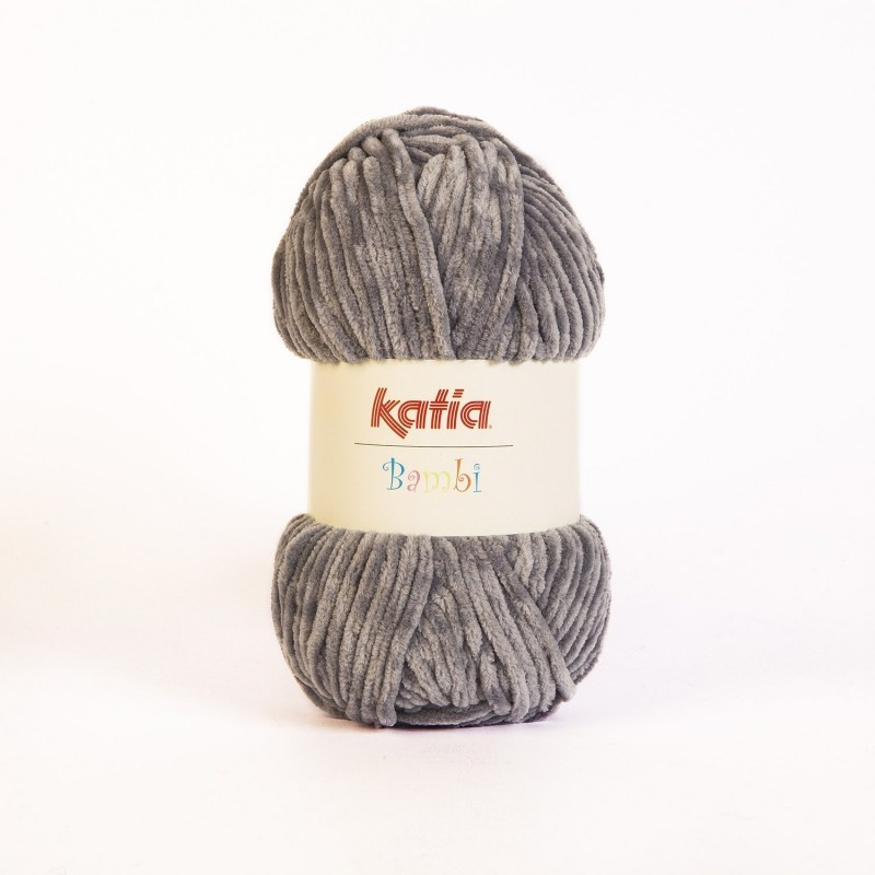 Lanas Katia Bambi gris 314 Lanas Katia Bambi gris 314