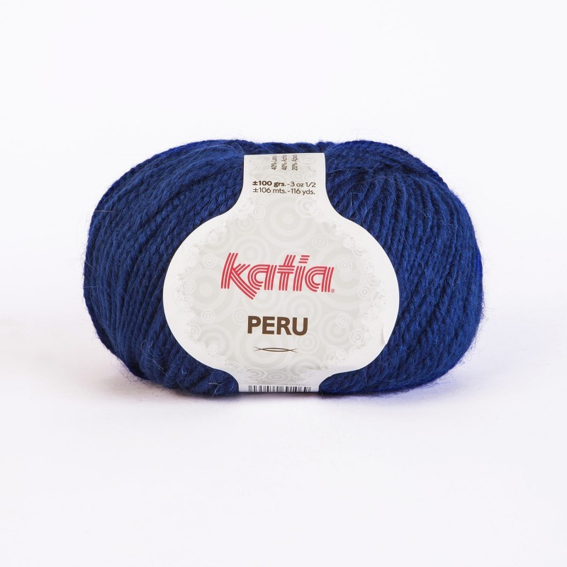 Lanas Katia Peru azul oscuro 37 Lanas Katia Peru azul oscuro 37