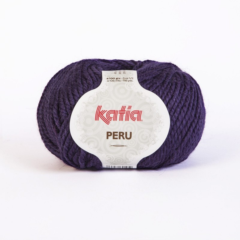 Lanas Katia Peru lila oscuro 36 Lanas Katia Peru lila oscuro 36