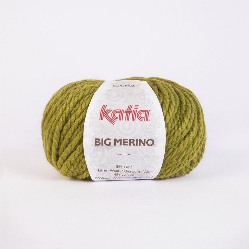 Lanas Katia Big Merino pistacho 18 Lanas Katia Big Merino pistacho 18