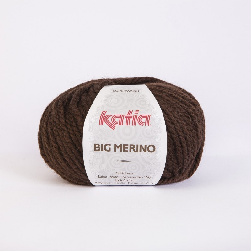 Lanas Katia Big Merino marrón 7 Lanas Katia Big Merino marrón 7