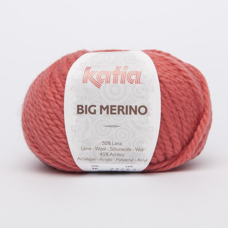 Lanas Katia Big Merino rosa medio 31 Lanas Katia Big Merino rosa medio 31