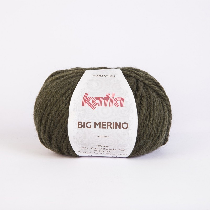 Lanas Katia Big Merino verde oscuro 17 Lanas Katia Big Merino verde oscuro 17