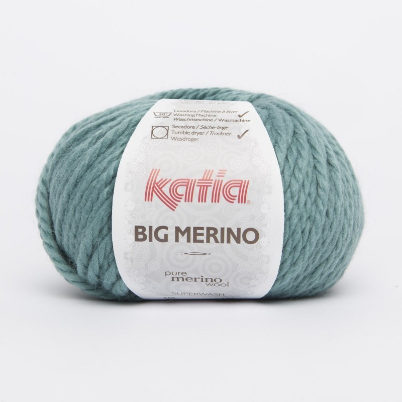 Lanas Katia Big Merino azul grisáceo 42 Lanas Katia Big Merino azul grisáceo 42