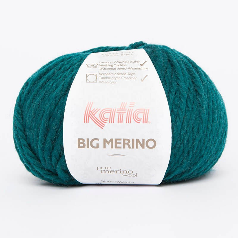 Lanas Katia Big Merino azul verdoso 45 Lanas Katia Big Merino azul verdoso 45