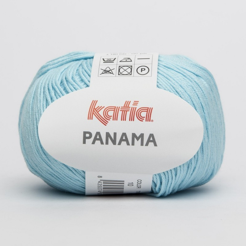 Lanas Katia Panama azul muy claro azul 10 Lanas Katia Panama azul muy claro azul 10