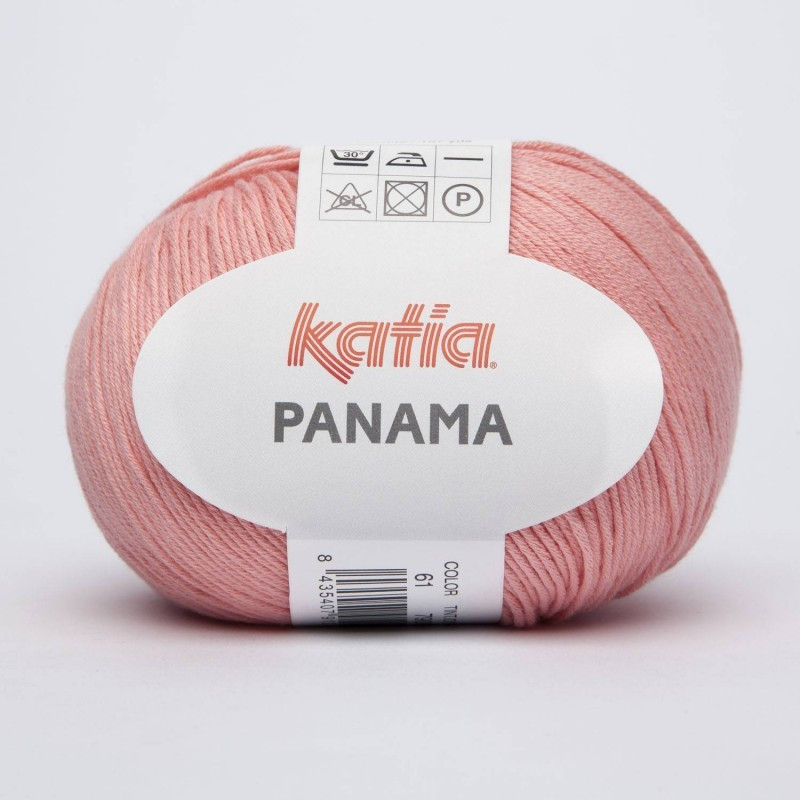 Lanas Katia Panama rosa medio 61 Lanas Katia Panama rosa medio 61