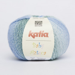 Lanas Katia Baby Azteca azul verde 55