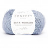 Lanas Katia Seta Mohair azul pastel 305