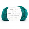 Lanas Katia Seta Mohair azul verdoso 310