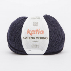 Lanas Katia Catena Merino azul muy oscuro 209