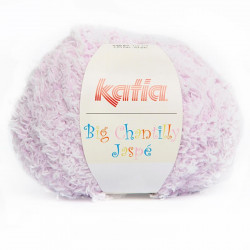 Lanas Katia Big Chantilly Jaspe blanco-lila 254