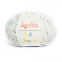 Lanas Katia Baby Tweed gris-azul 201