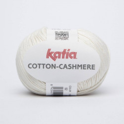 Lanas Katia Cotton Cashmere blanco 52