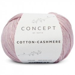 Lanas Katia Cotton Cashmere malva claro 64