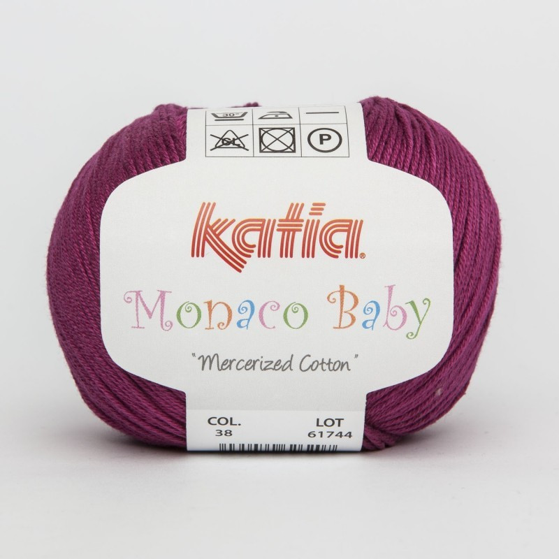 Lana Katia Monaco Baby fucsia oscuro 38 Lana Katia Monaco Baby fucsia oscuro 38