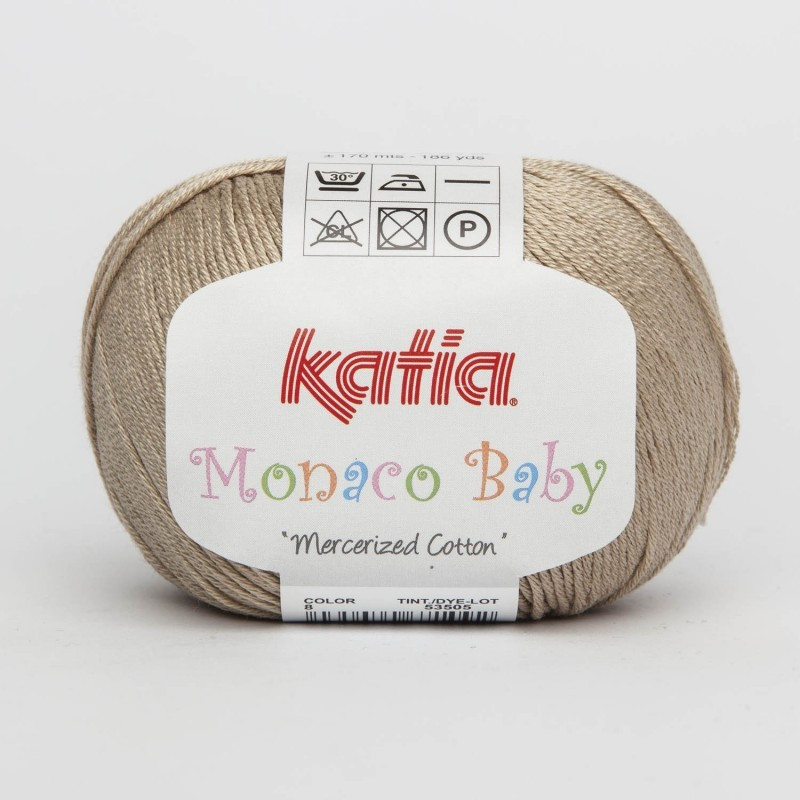 Lana Katia Monaco Baby marrón claro 8 Lana Katia Monaco Baby marrón claro 8