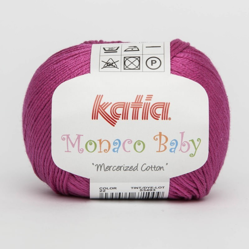 Lanas Katia Monaco Baby fucsia 22 Lanas Katia Monaco Baby fucsia 22