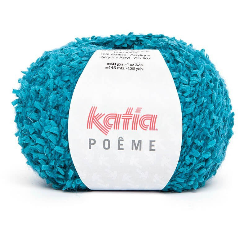 Lanas Katia Poeme turquesa 60 Lanas Katia Poeme turquesa 60