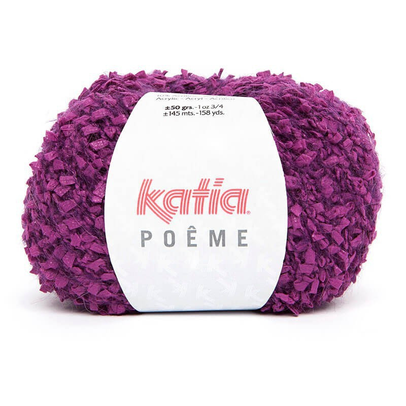 Lanas Katia Poeme violeta oscuro 59 Lanas Katia Poeme violeta oscuro 59