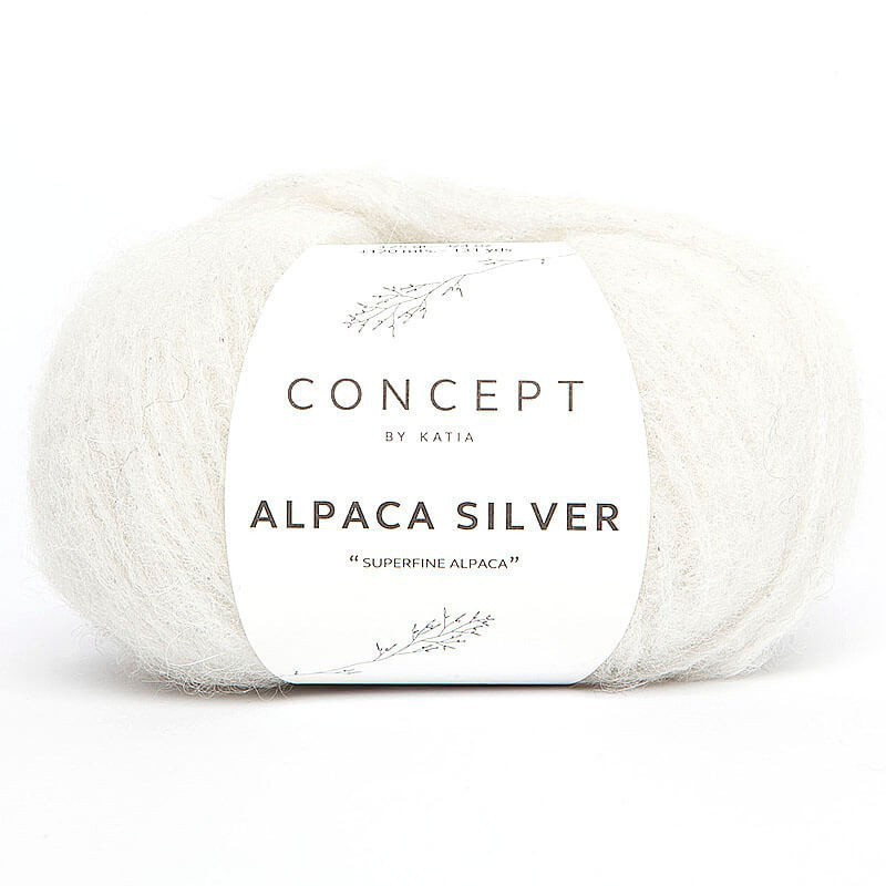 Lanas Katia Alpaca Silver Crudo-Plata 250 Lanas Katia Alpaca Silver Crudo-Plata 250
