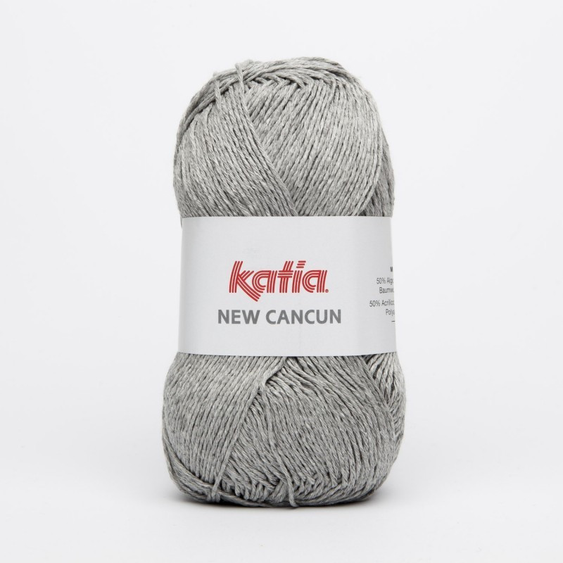 Lanas Katia New Cancun Gris 73 Lanas Katia New Cancun Gris 73