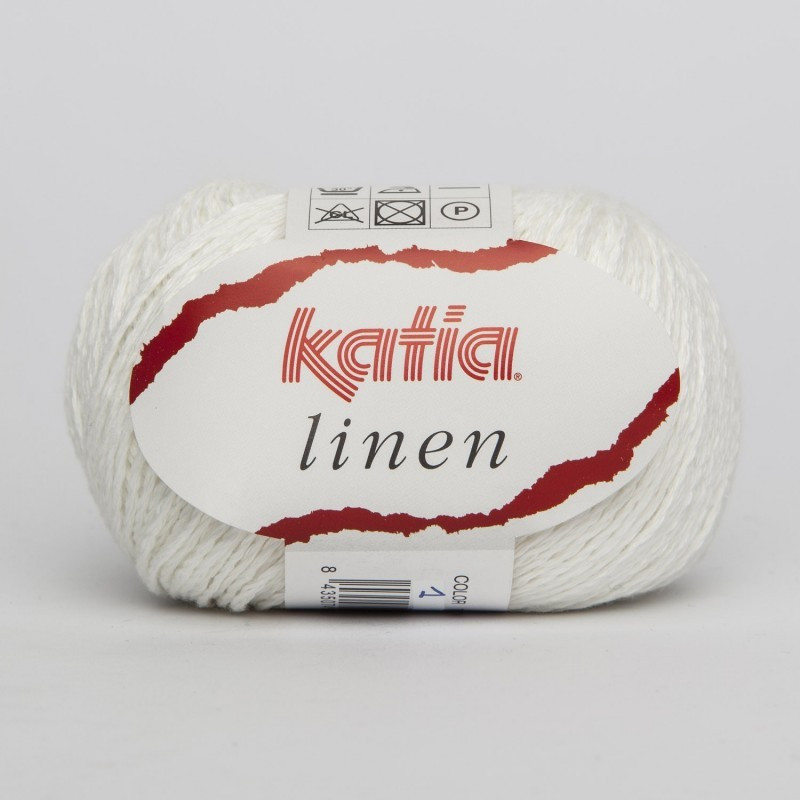 Lanas Katia Linen Blanco 1 Lanas Katia Linen Blanco 1