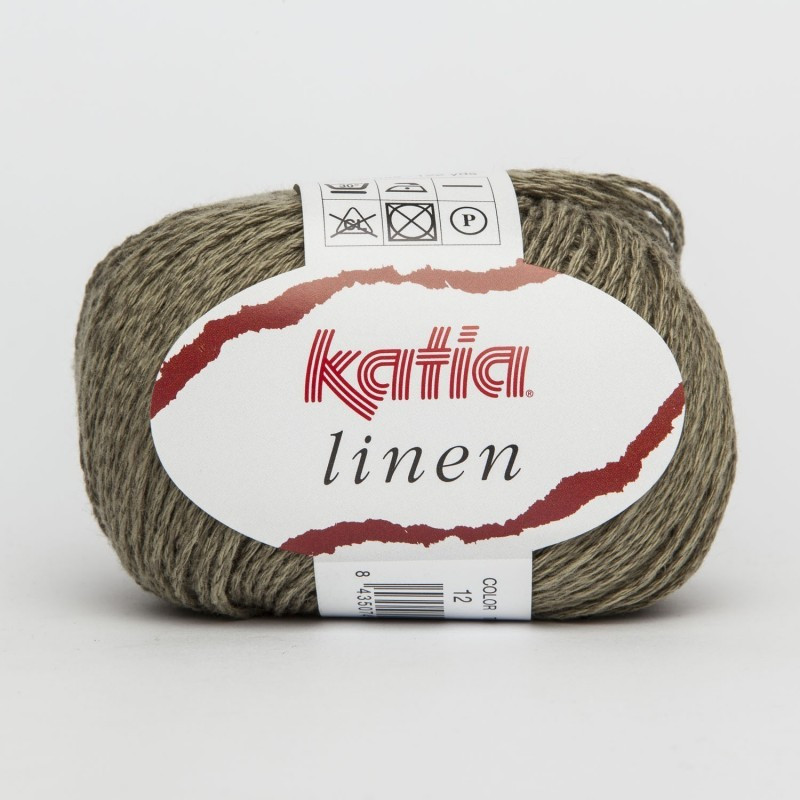 Lanas Katia Linen Caqui 12 Lanas Katia Linen Caqui 12
