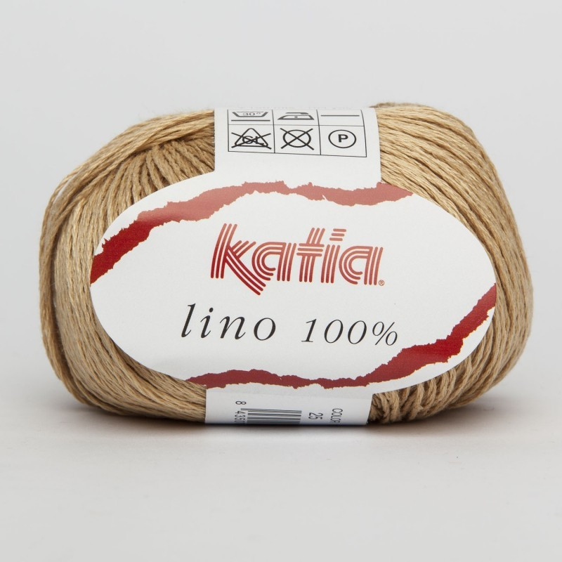 Lanas Katia Lino 100% Mostaza 25 Lanas Katia Lino 100% Mostaza 25